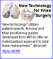 New knee surgery technology
